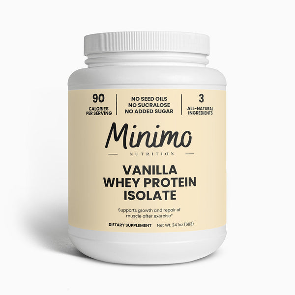 Vanilla Whey Isolate Protein Powder 1.51 lbs