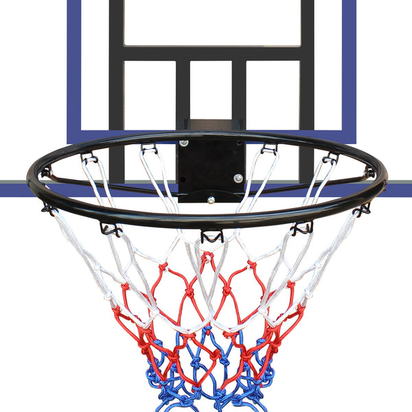 Wall-Mounted Basketball Hoop 45x29-Inch Foldable Backboard