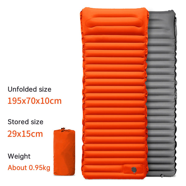 Ultralight Thick Self-Inflating Camping Sleeping Pad Pump