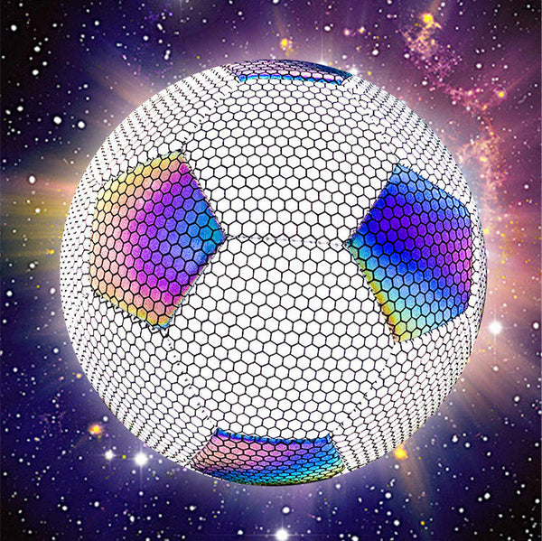 PU Reflective Size 5 Football for Match Training Practice