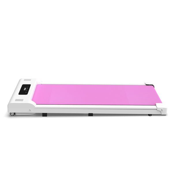 Pink Under-Desk Treadmill Walking Mat with Remote