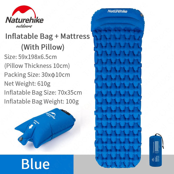 Ultralight Inflatable Camping Sleeping Mat Portable