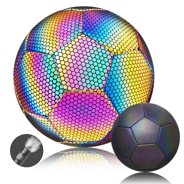 PU Reflective Size 5 Football for Match Training Practice