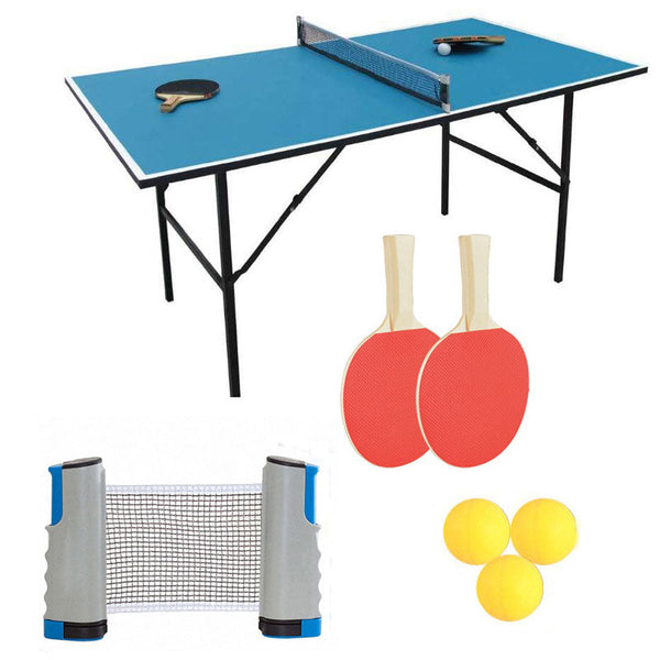 Portable Table Tennis Set with 1.7M Retractable Net