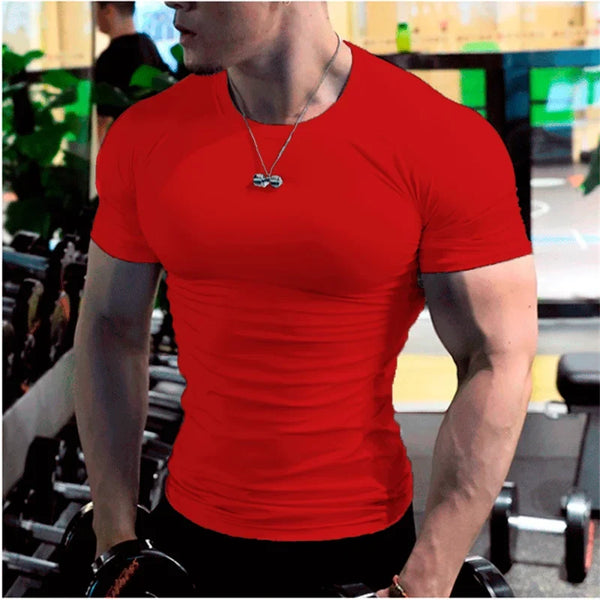 Men’s Compression Quick-Dry Fitness Gym Tee Shirt