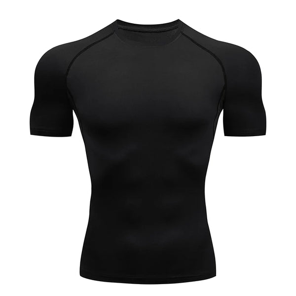 Men’s Short Sleeve Compression Gym Running Shirt