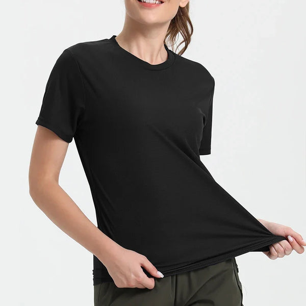 Women’s Quick-Dry Compression T-Shirt for Gym Running