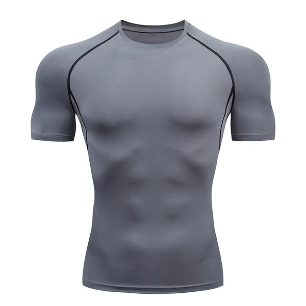 Men’s Short Sleeve Compression Gym Running Shirt