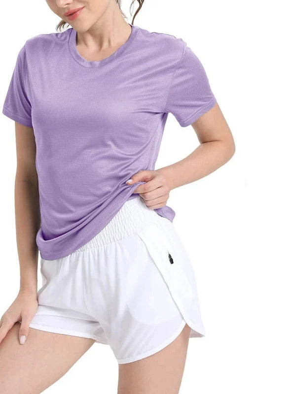 Women’s Quick-Dry Compression T-Shirt for Gym Running