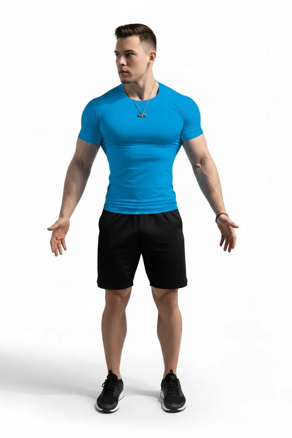 Men’s Compression Quick-Dry Fitness Gym Tee Shirt
